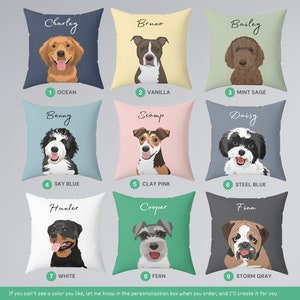 Bernedoodle Cushion - Personalized Dog Pillow for Pet Owners