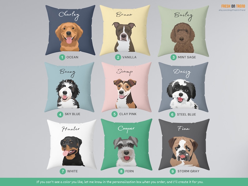 Bernedoodle Cushion - Personalized Dog Pillow for Pet Owners