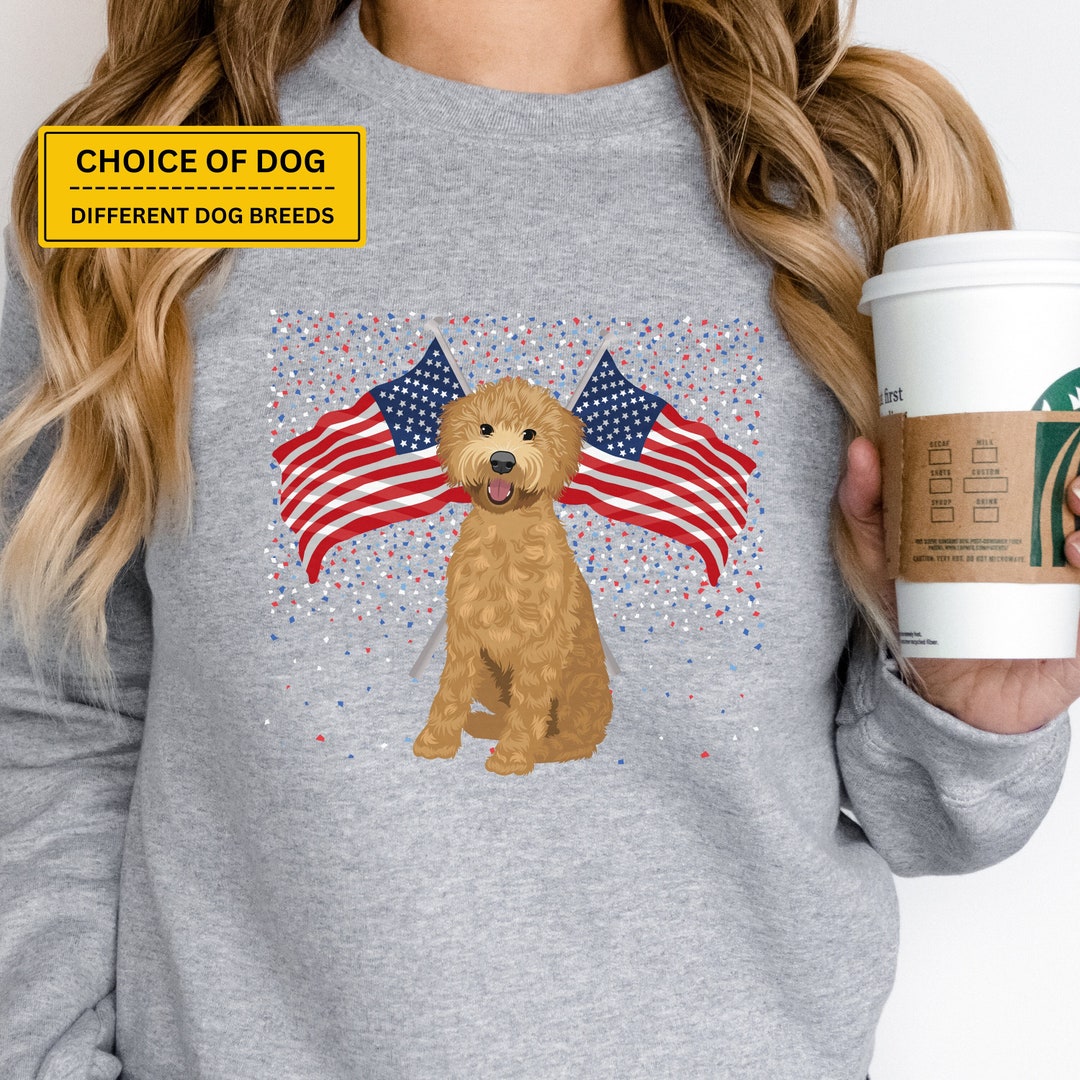 Memorial Day Dog Sweater, Custom Independence Day Sweatshirt, USA Shirt