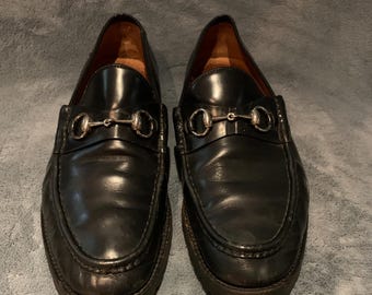 Black Vintage Gucci Loafers