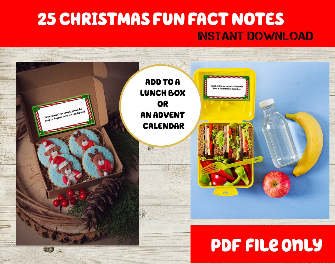 Christmas Activity Advent Calendar Notes Printable Advent - Etsy UK