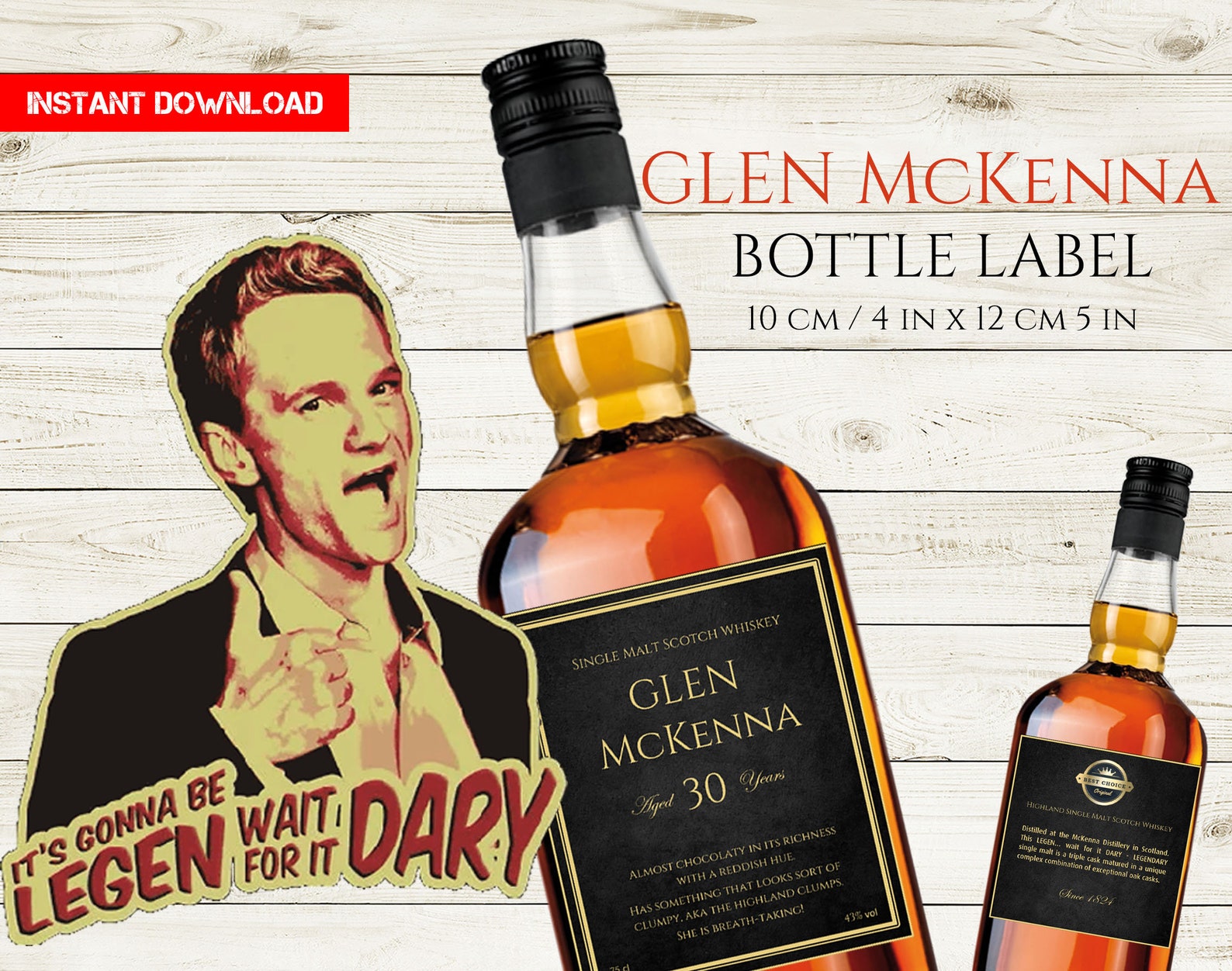 How I Met Your Mother Birthday Gift HIMYM 30 Year Old Glenn Mckenna