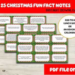 Christmas Activity Advent Calendar Notes Printable Advent - Etsy UK
