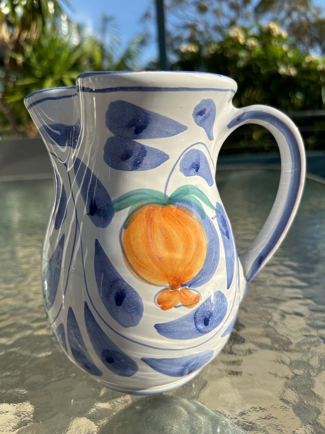 Italian Ceramic Water Jug, Desuir Italy Stefano Camastra Design Etsy