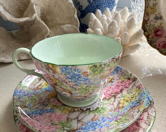 Johnson Bros Tea Pot, Rose Chintz Made in England Vintage