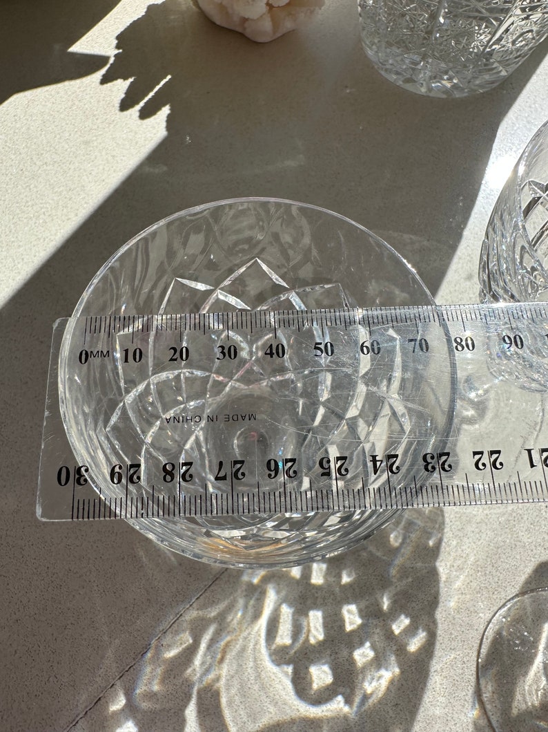 Vintage Crystal Wine Glasses Made by Astra Etsy