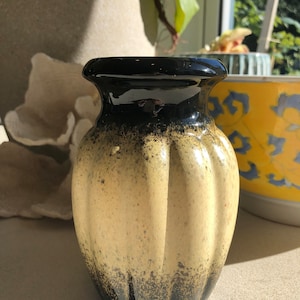 West-Duitse vaas Keramik Pottery Scheurich - vintage Fat Lava-vaas uit het midden van de eeuw