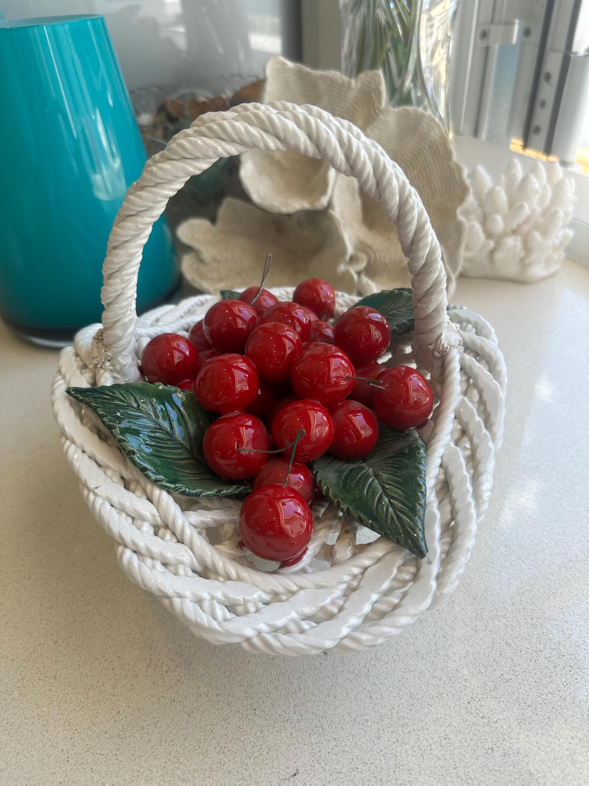 Capodimonte Cherries - Etsy