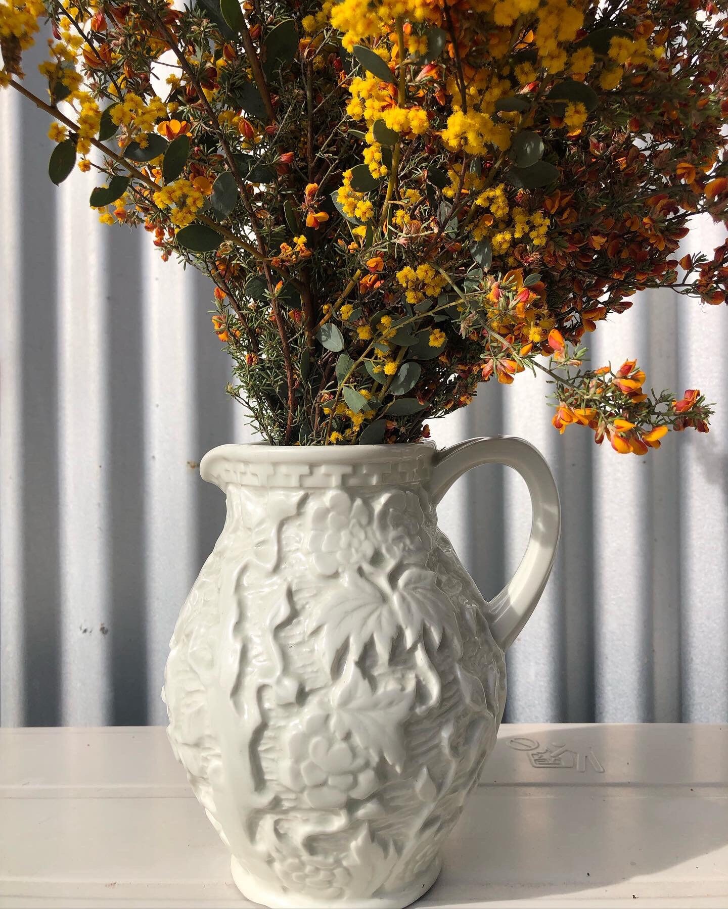 陶器花瓶希少なヴィンテージ H J Wood インディアンツリーデザイン 手描き