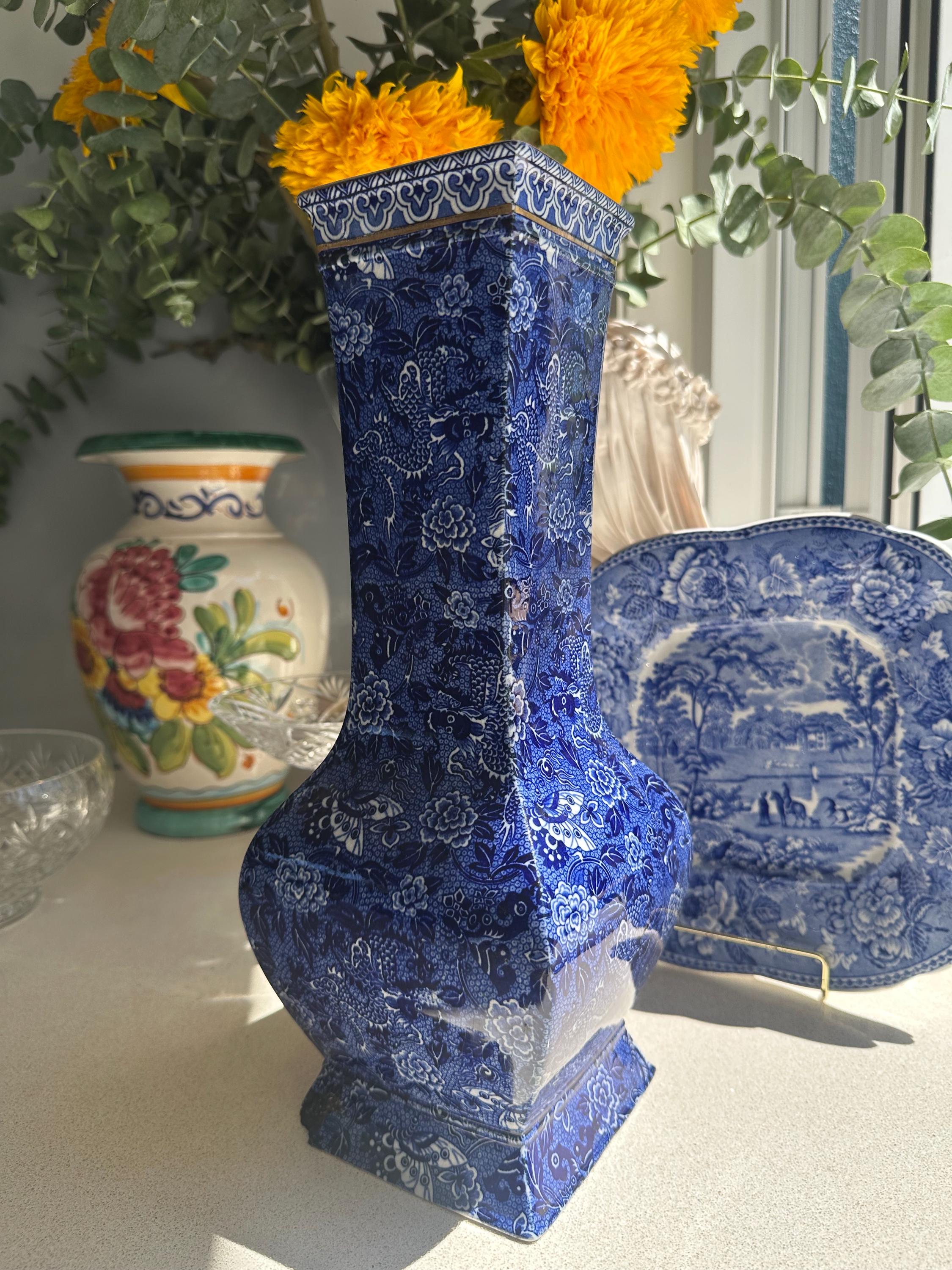 Blue dragon vase - Etsy 日本
