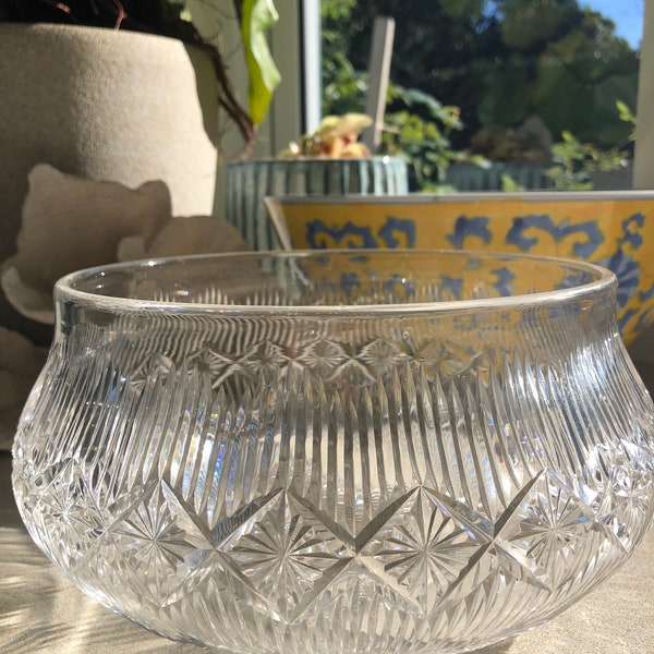 Crystal Trifle Bowl Etsy