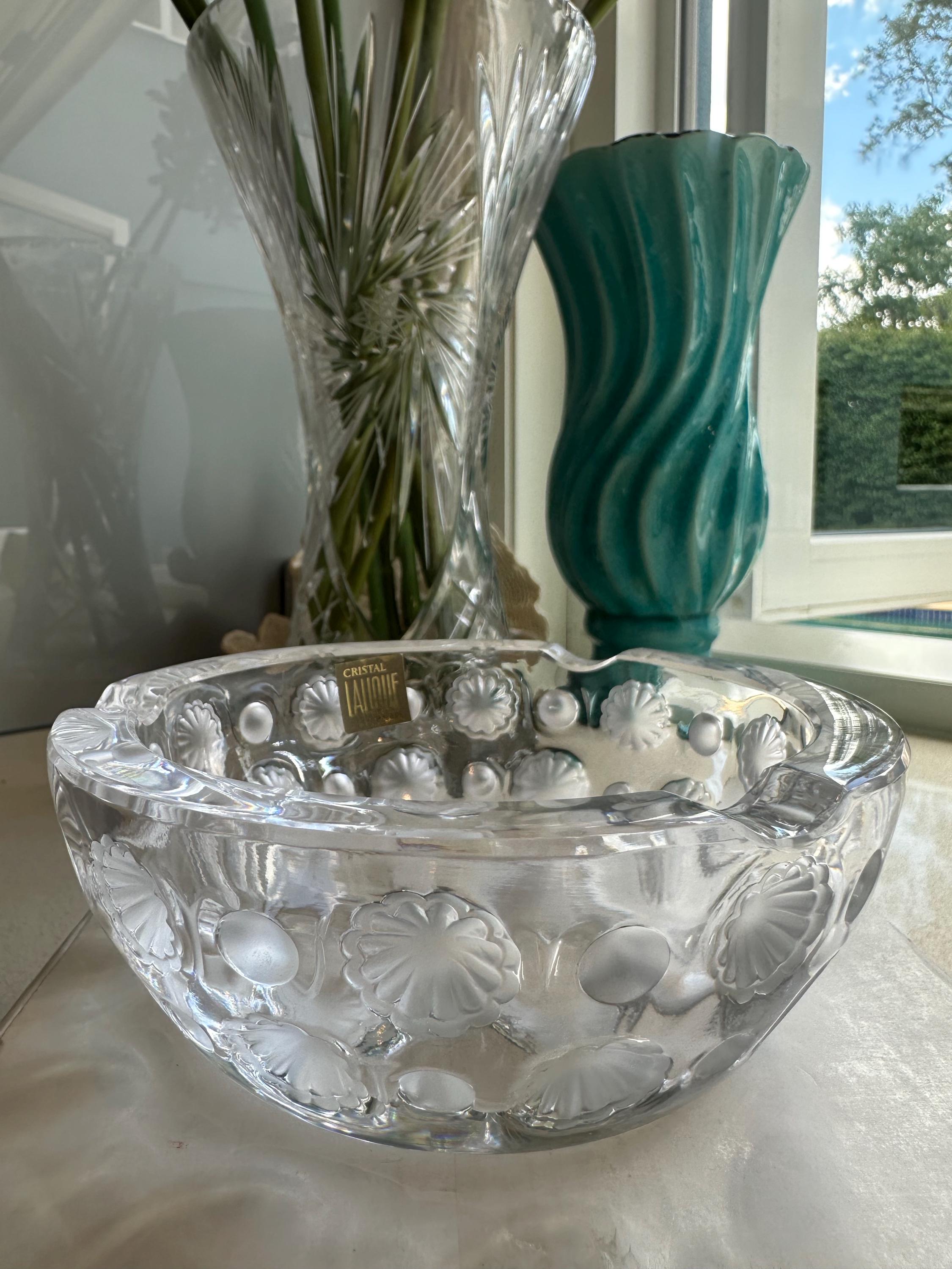 工芸品 VINTAGE LALIQUE Lalique Tokio Crystal | Cristal Ashtray – Model 10739 – Classic