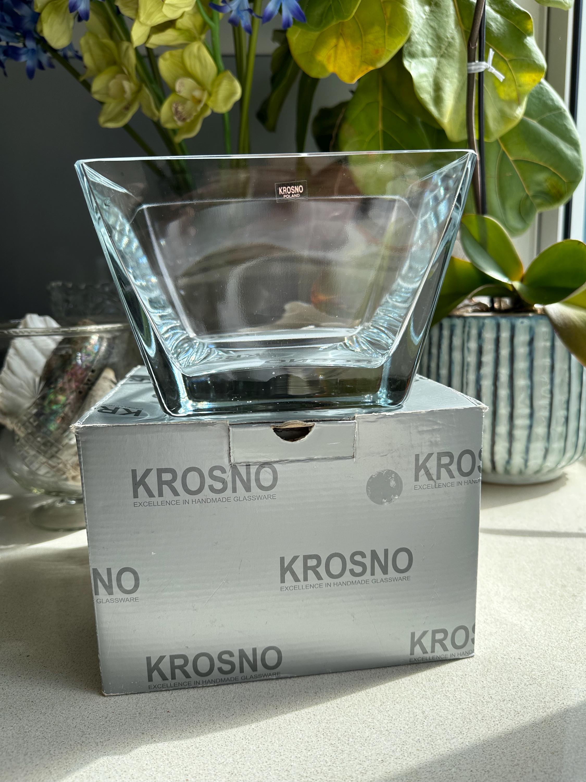 ヴィンテージJOZEFINE KROSNO POLAND ガラスボウル ヴィンテージJOZEFINE KROSNO POLAND ガラスボウル
