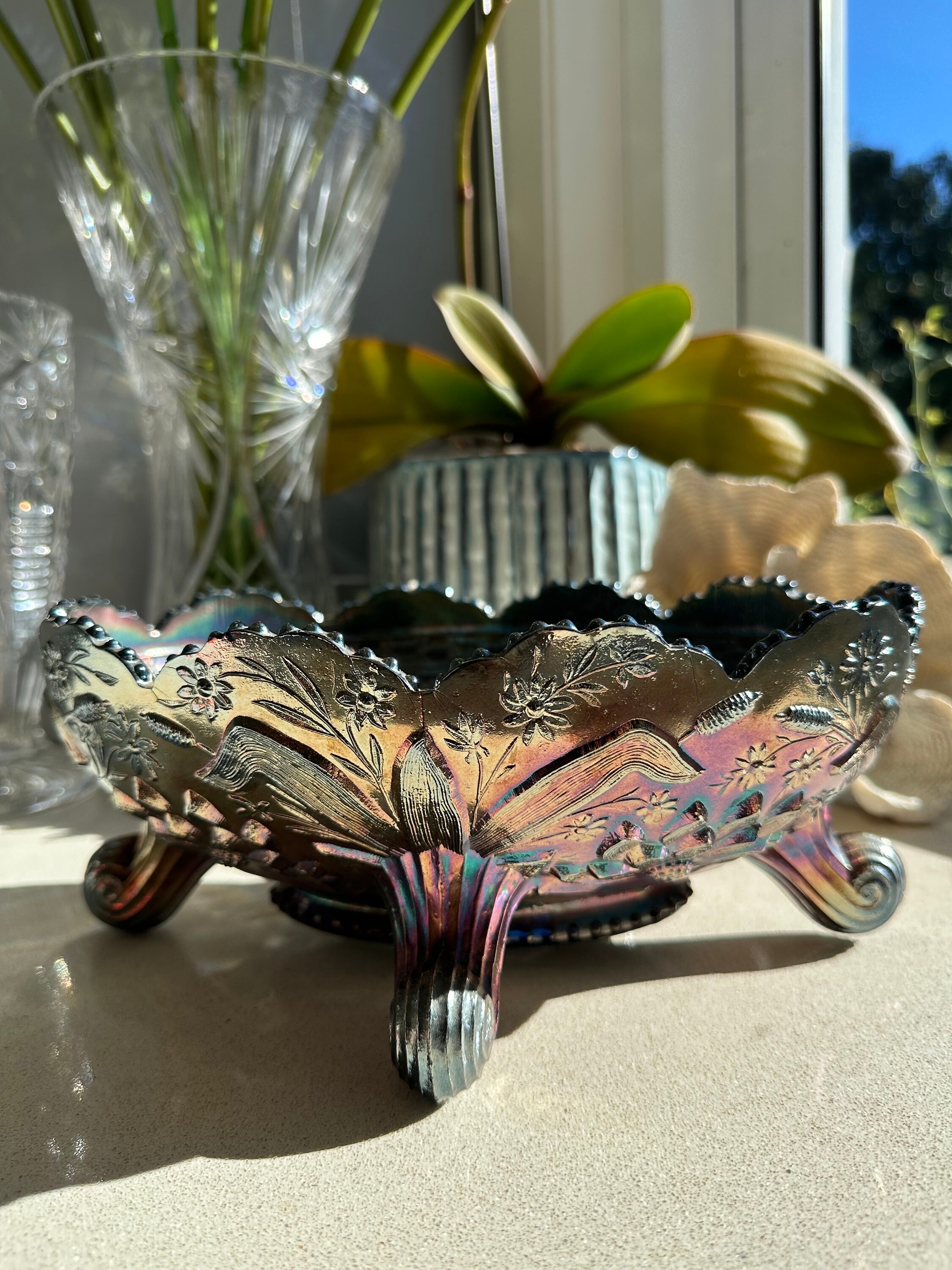 Fenton Banana Boat - Etsy