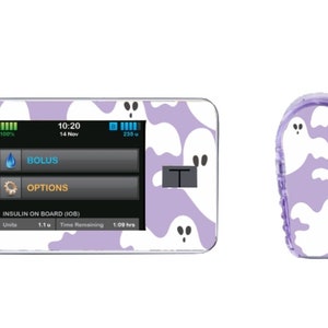 Ghost | Halloween | t slim pump Cover Stickers | Dexcom G6 Stickers | Diabetes Stickers | Type 1 Diabetes | Diabetic