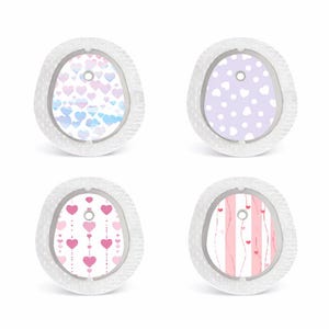 Heart Collection Dexcom G7 Stickers  | Dexcom G7 Stickers | Diabetes Stickers | Type 1 Diabetes | Cute CGM Sticker