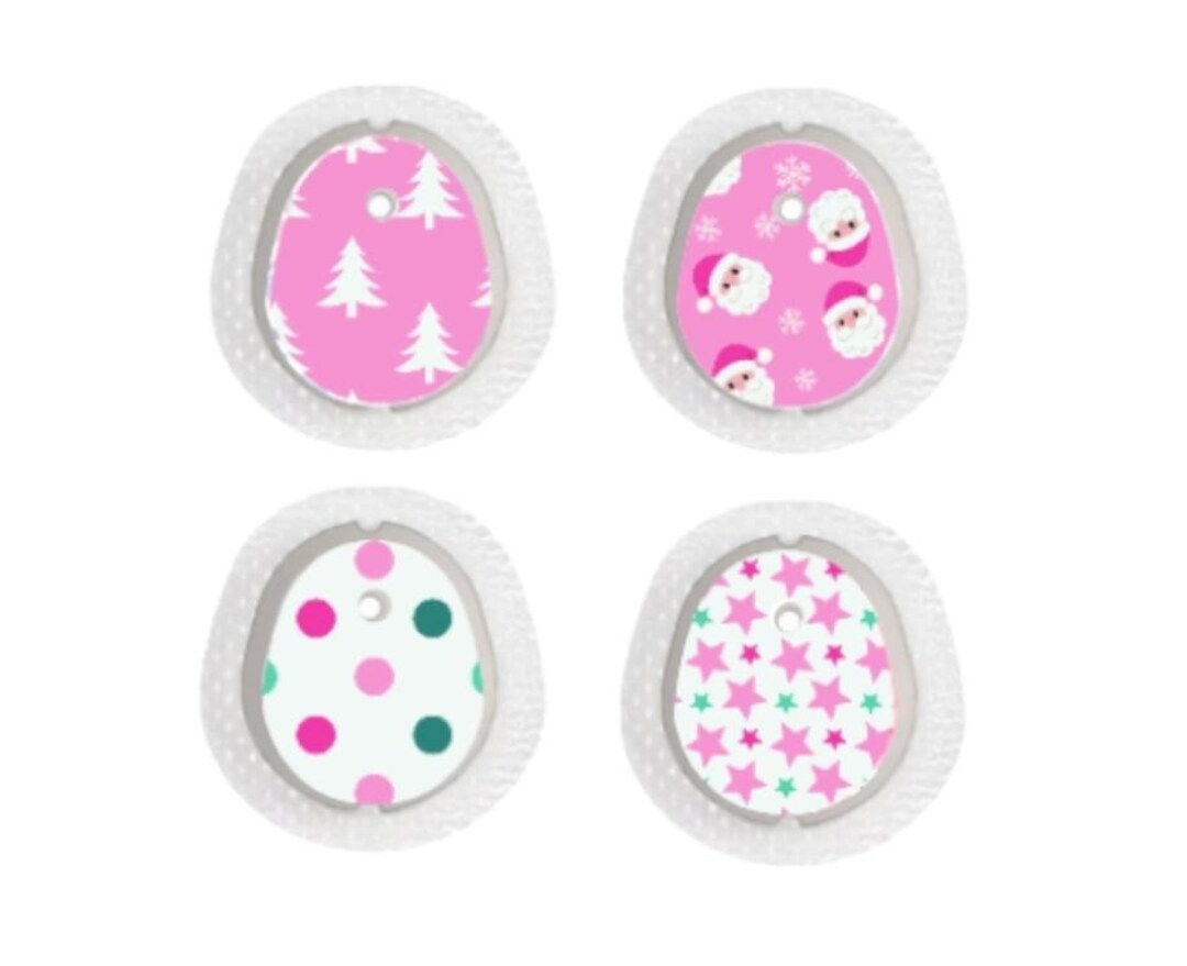 Pink Christmas Dexcom G7 Stickers | Dexcom Stickers | Diabetes Stickers ...