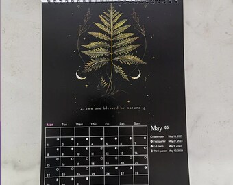 2024 Dark Forest Calendar New Year Calendar Christmas Halloween Thanksgiving  Gift - Temu