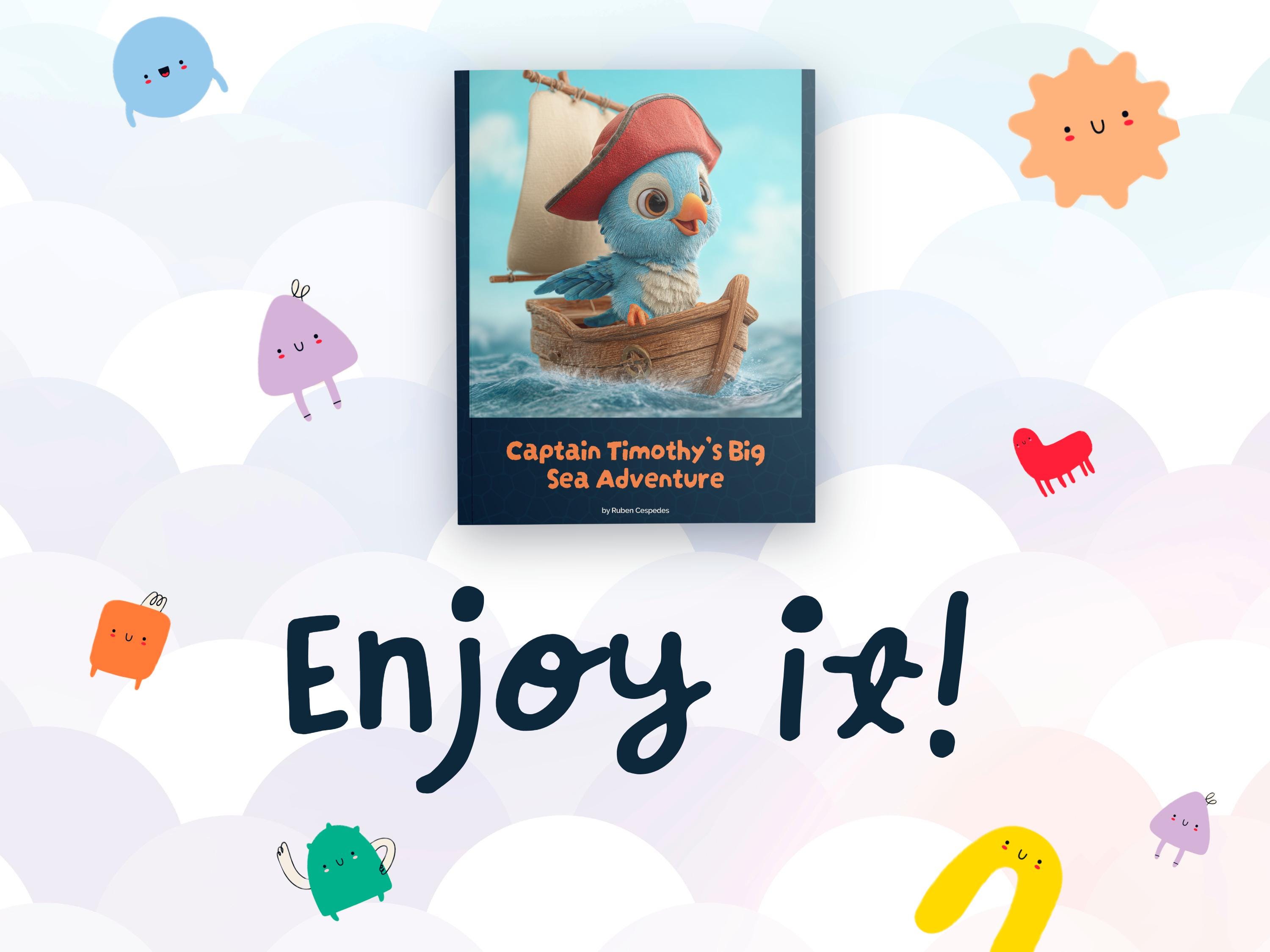 Pirate Storybook: Captain Timothy's Sea Adventure - Kids Read-aloud ...