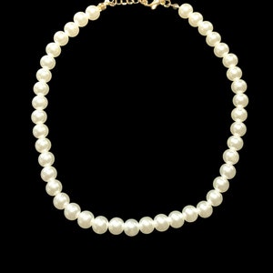 Collier de perles vintage classique pour hommes et femmes en 42 cm Cadeau de Pâques image 2