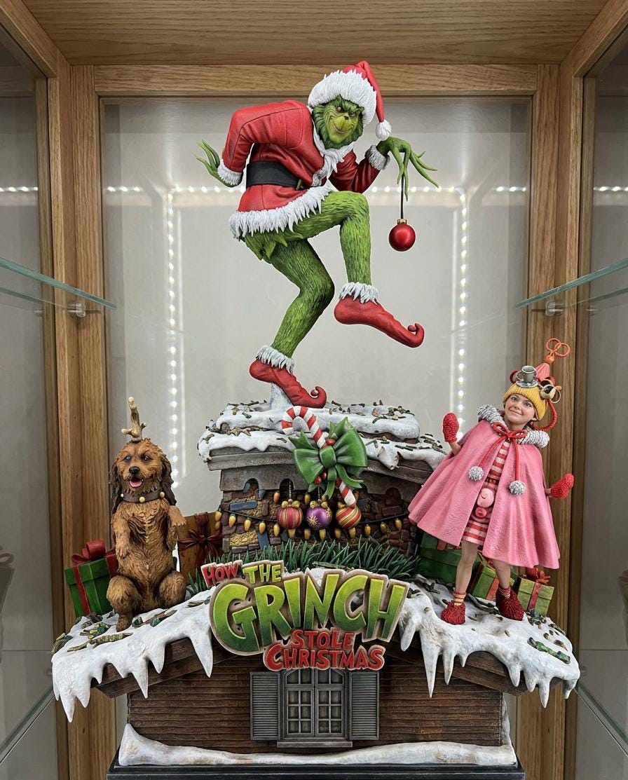 Grinch statue