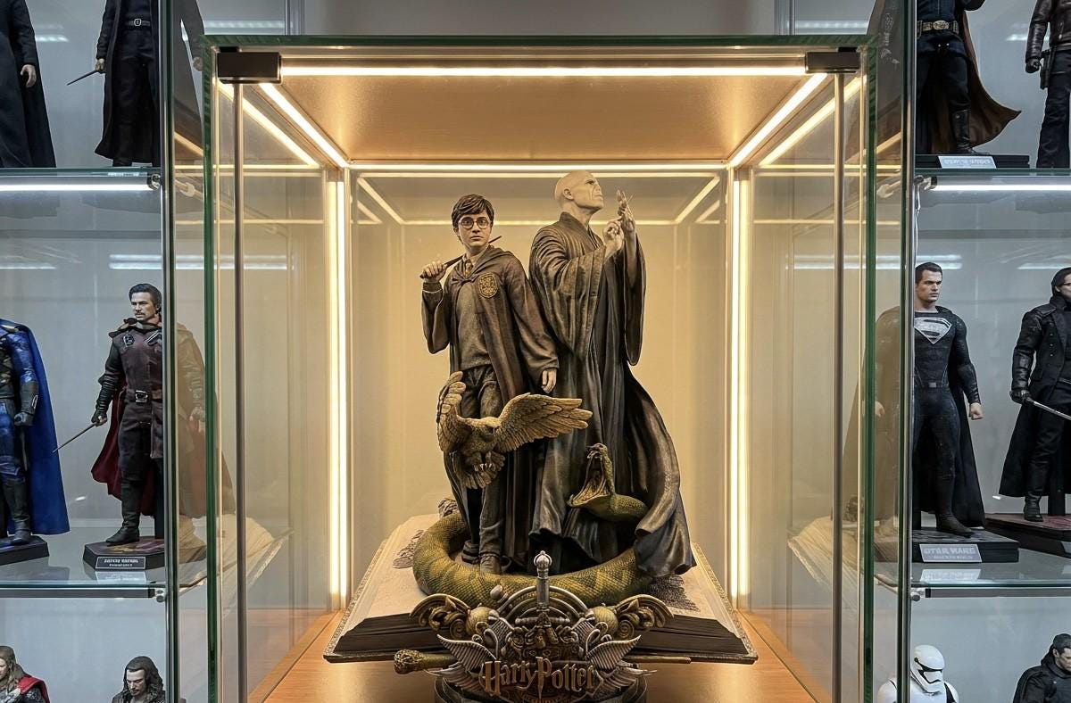 リトープス　Olivaceavar .Voldemort's Visage Ultimate Harry Potter & Voldemort Duel Statue - 1/6-1/12 Scale