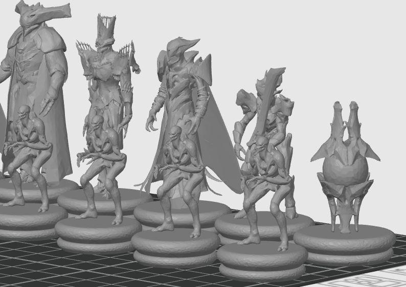 Destiny Hive Chess Set .STL Download - Etsy UK