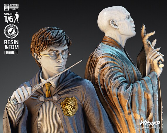 Ultimate Harry Potter & Voldemort Duel Statue - 1/6-1/12 Scale