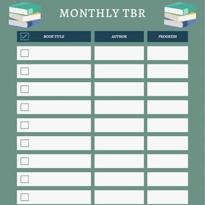 Monthly TBR