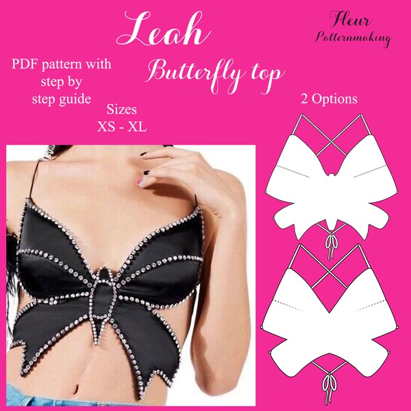 THEO TOP - LEMON BUTTERFLY PAISLEY