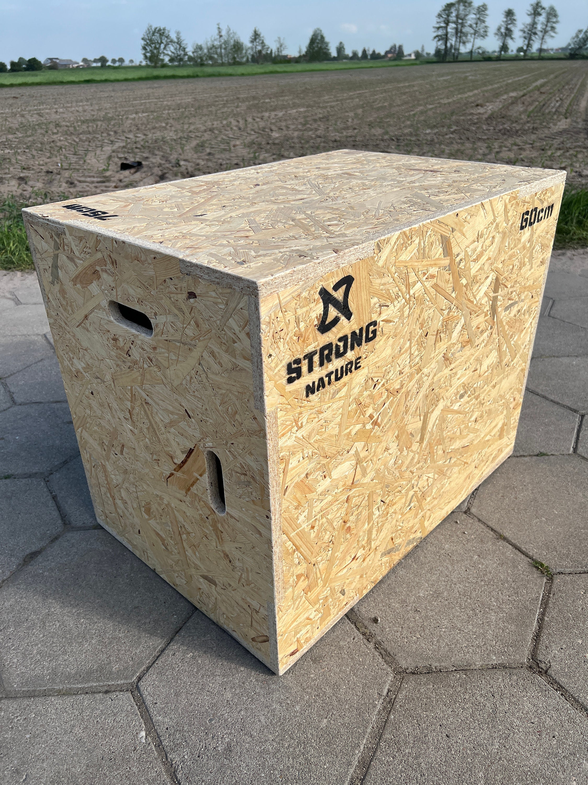 Training Crossfit Jump Box 50x60x75 Cm, Fitness Plyobox Made of