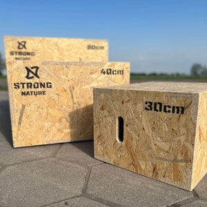 Plyometrix Box, Training Crossfit Jump Box, Fitness Plyobox made of OSB