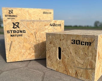 Plyometrix Box, Training Crossfit Jump Box, Fitness Plyobox aus OSB