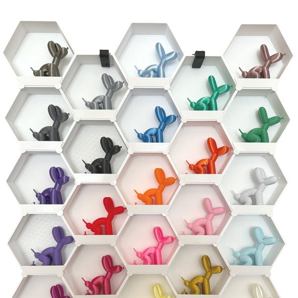 Figurine, Toys & Collectors Floating Display Shelf Stand Hexagon Honeycomb Collect Crystals and Miniatures | Floating Display