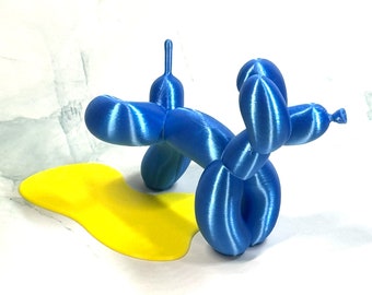 Peeing Balloon Dog Sculpture Figurine Statue | The perfect Gift | 3D printed Animal, Dog Lover, ornament, decor, funny