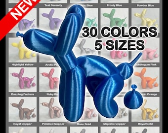 Pooping Balloon Dog Sculpture Figurine Statue | The perfect Gift | As seen on TikTok, 3D printed Animal, Dog Lover, ornament, decor, funny