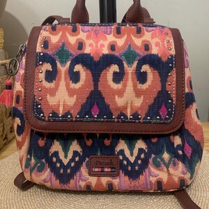 Unique custom Floral foil The Sak Loyola mini backpack shoulder bag Unique custom Floral foil The Sak Loyola mini backpack  main image 4