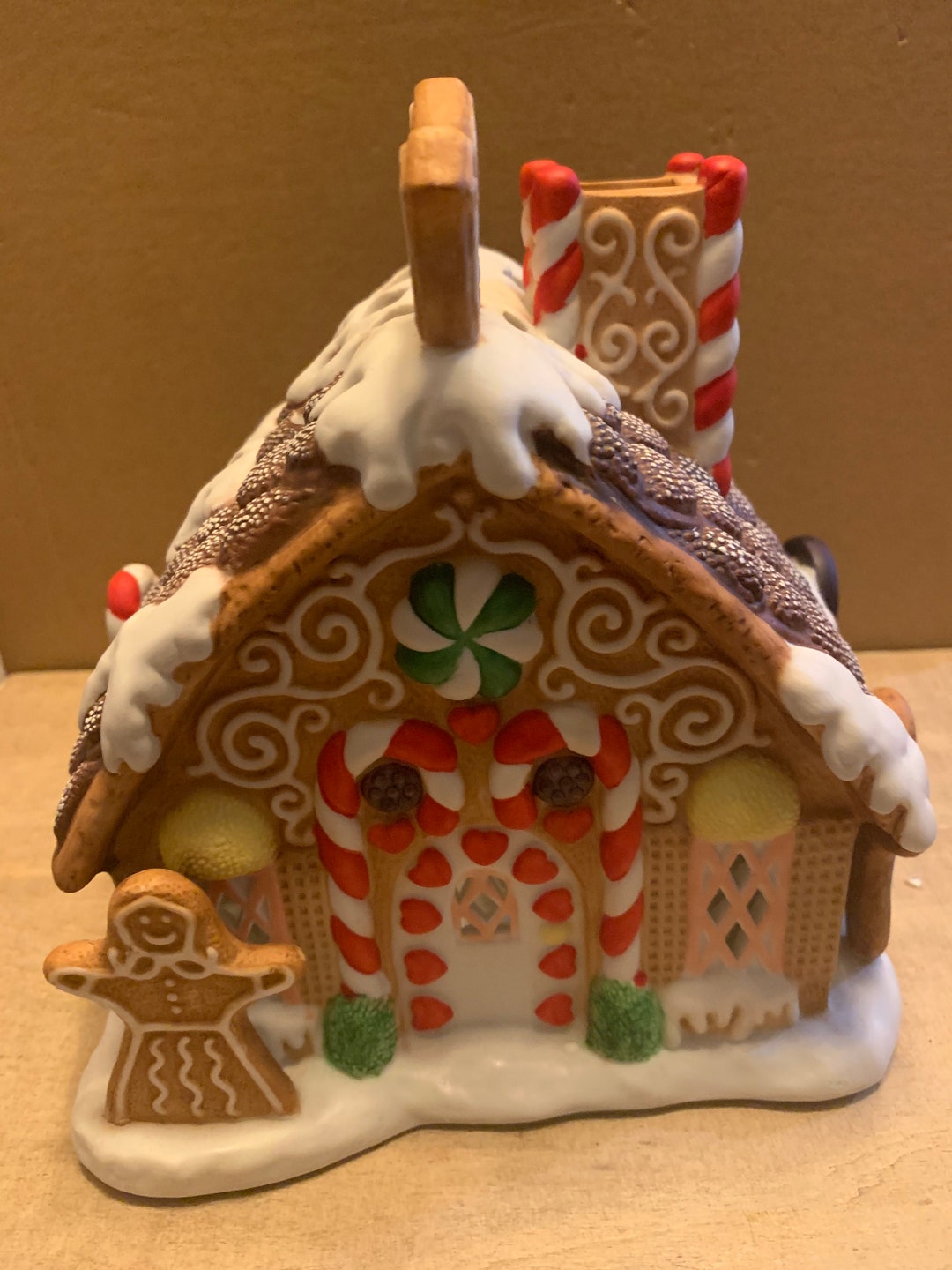 Partylite Candlelight Gingerbread House Etsy