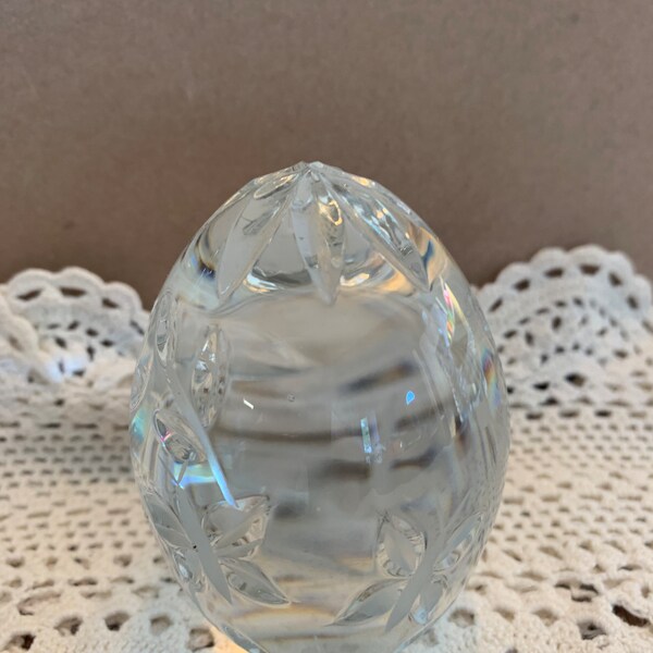 Crystal Egg Made in Poland Etsy