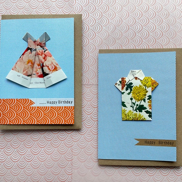 L - Origami Floral Cards