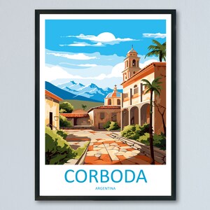 Corboda Travel Print Wall Art Corboda Wall Hanging Home Decor Corboda Gift Art Lovers Wall Art Print Art Corboda Argentina Artwork