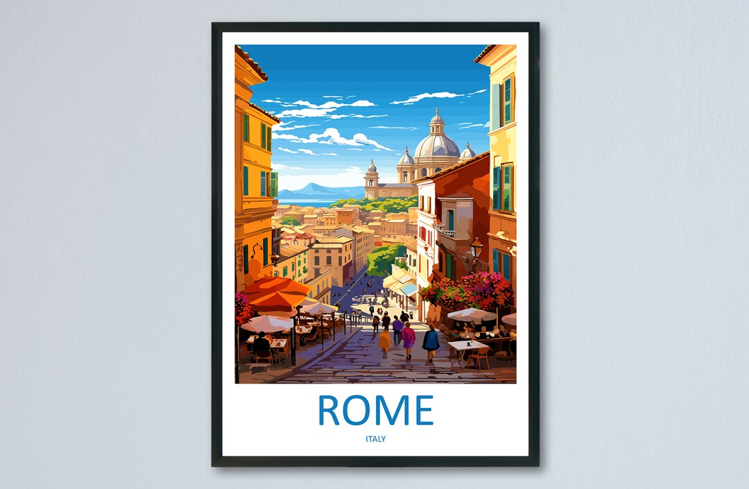 Rome Travel Print Wall Art Rome Wall Hanging Home Décor Rome Gift Art
