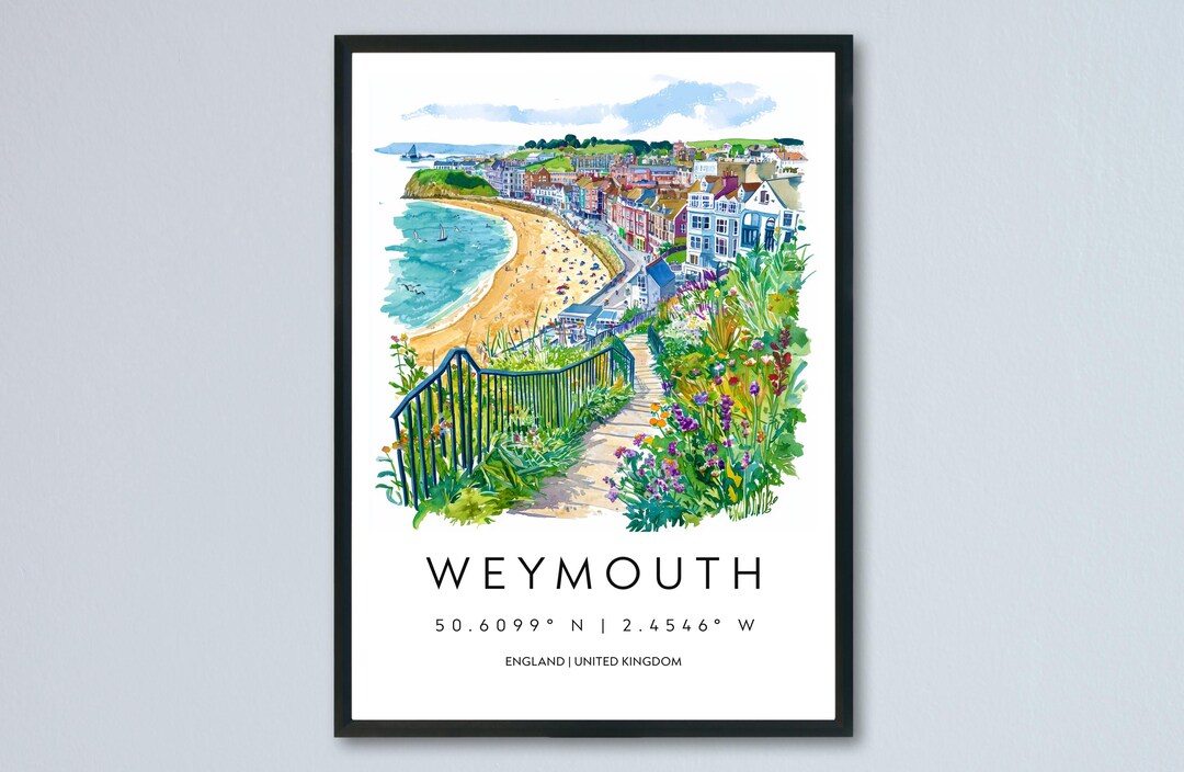 Weymouth Watercolor Poster Weymouth Travel Print Weymouth Wall Art weymouth-watercolor-poster-weymouth-travel-print-weymouth-wall-art