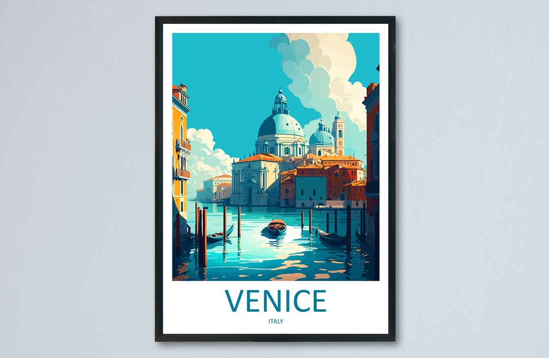 Venice Travel Print Wall Art Venice Italy Wall Hanging Home Decoration