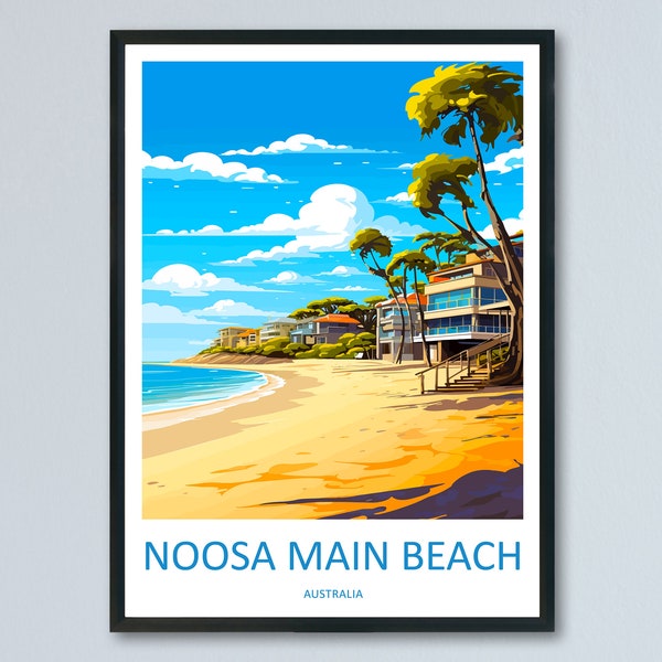 Noosa Main Poster Etsy UK