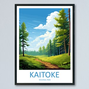 Kaitoke Regional Park Travel Print Wall Art Kaitoke Regional Park Wall Hanging Home Décor Kaitoke Regional Park Gift Art Lovers New Zealand