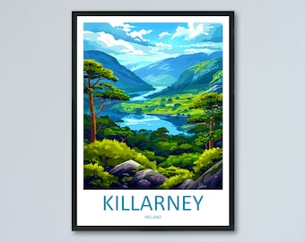 Killarney National Park Print Killarney Home Decor Landscape Art Print Killarney Wall Art for Ireland Enthusiast Gift Wall Hanging Killarney