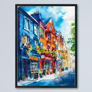 Cork Watercolor Poster Wall Art Cork Wall Hanging Home Décor Cork Gift Art Lovers Ireland Wall Art Cork Travel Poster Gift