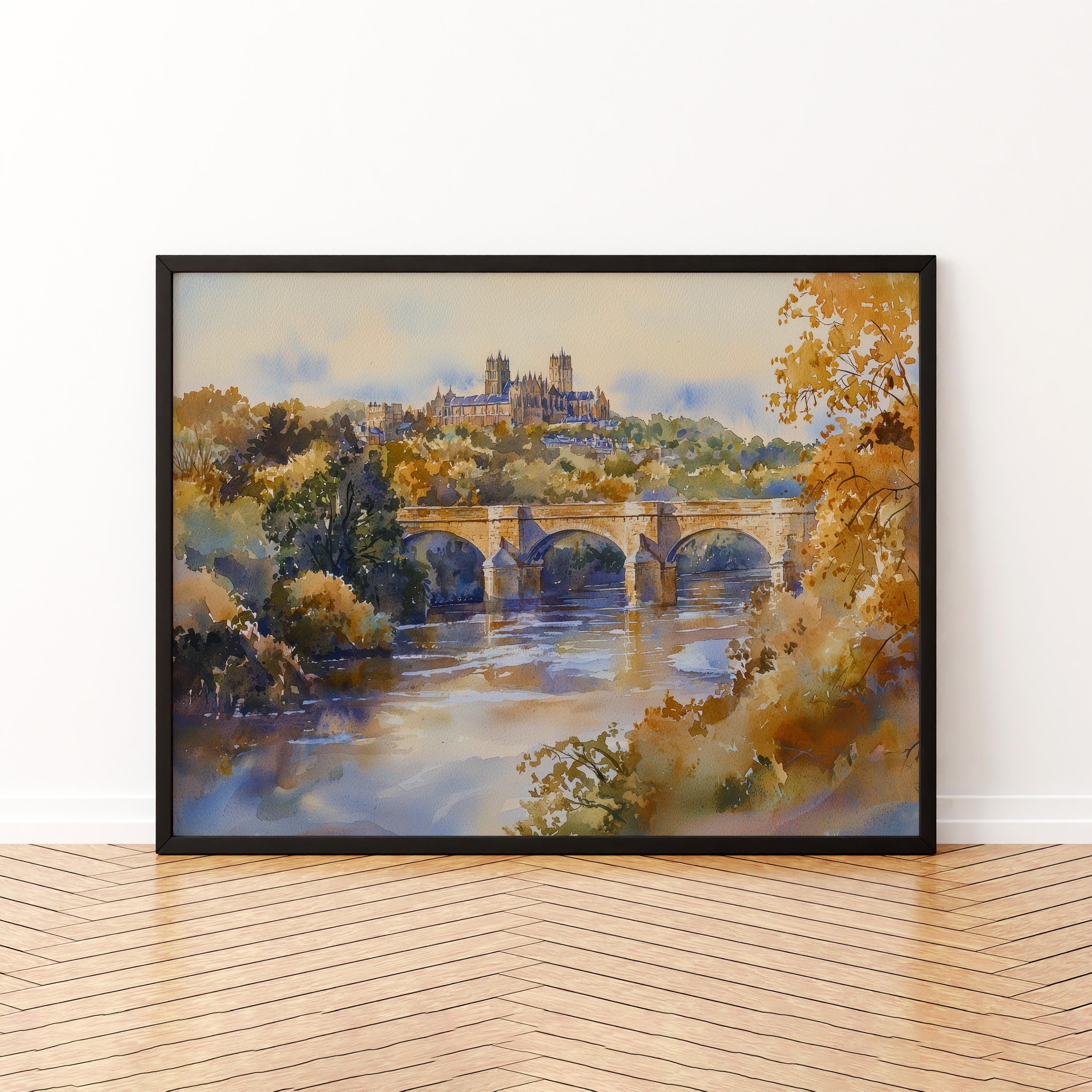 Durham castle art - Etsy México, image size:3000x3000