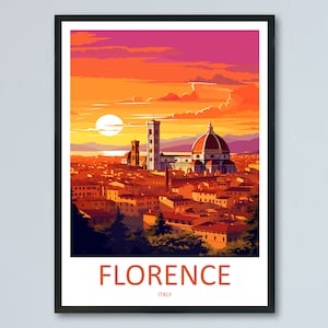 Florence Travel Print Wall Art Florence Italy Wall Hanging Home Decoration Florence Gift Art Lovers Wall Art Print Florence Italy Wall Print